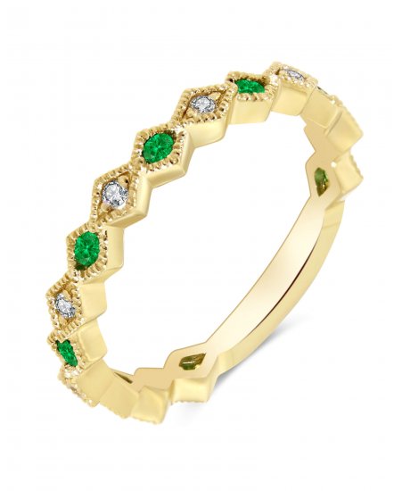 EMERALD DIAMOND BAND (TR2535)